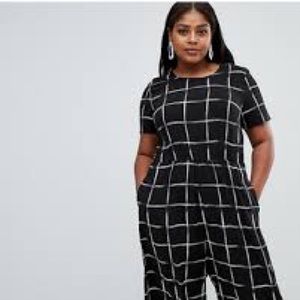 Asos grid jumpsuit